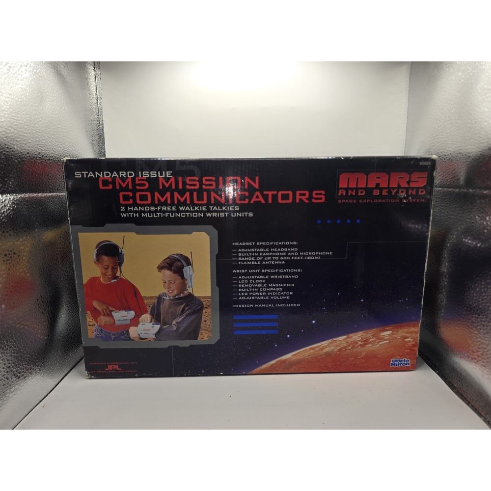 VTG Uncle Milton Mars And Beyond CM5 MISSION COMMUNICATORS Walkie Talkies NIB
